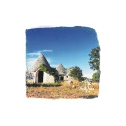 Trulli Alberobello Souvenir in pietra SET-FAA011P05AM - fronte