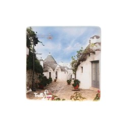 Scalinata Via Monte Nero Alberobello Souvenir Trulli calamita in vetro SET-FAA006V05AM - fronte