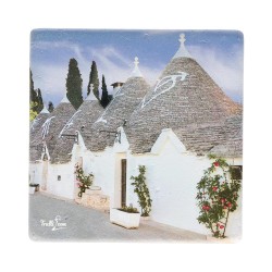 Via Monte San Michele Alberobello Souvenir in marmo SET-FAA053M10AG - fronte